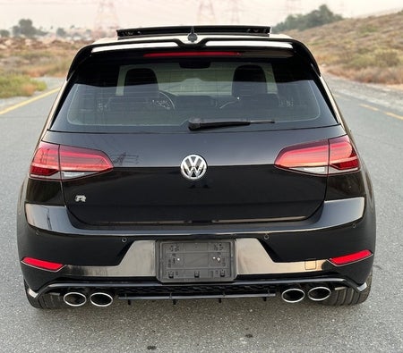 zwart Volkswagen Golf R R 2018