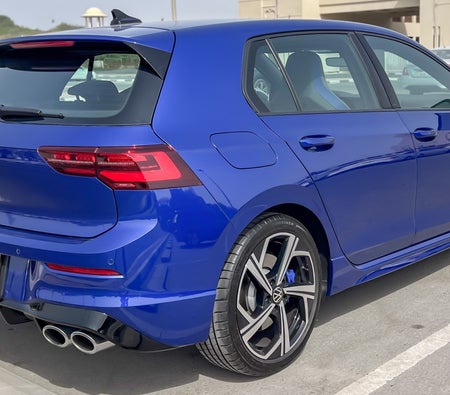 Blue Volkswagen Golf R 2024