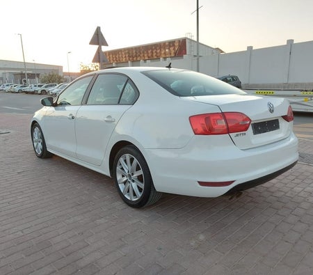 White Volkswagen Jetta 2012
