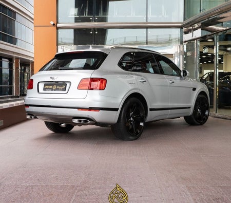 Silver Bentley Bentayga 2018