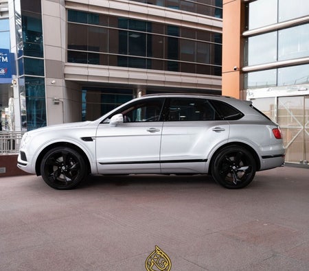 Silver Bentley Bentayga 2018