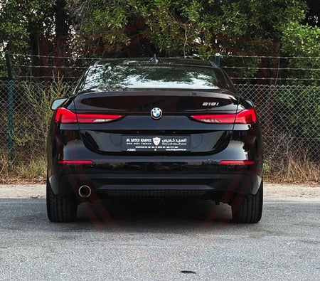 Black BMW 218i Gran Coupe 2023