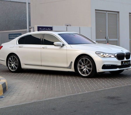 White BMW 730 2019