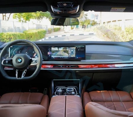 White BMW 735i 2026