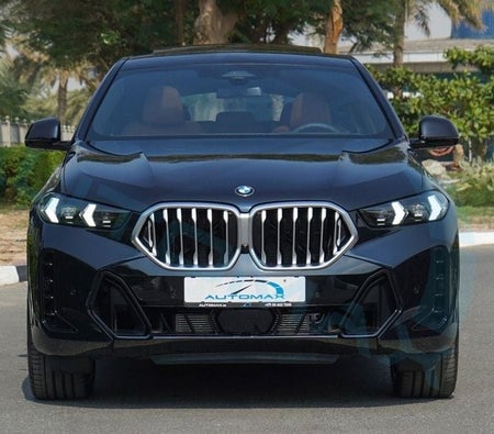 Blue BMW X6 M 2026