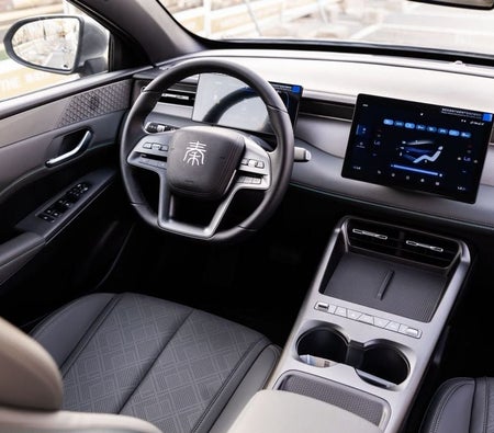 White BYD QIN Plus 2025