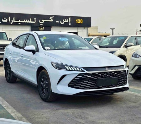 White BYD QIN Plus 2025
