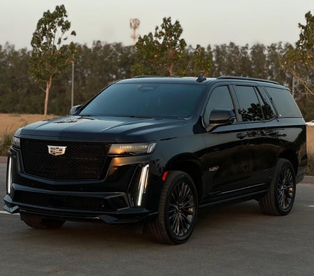 Black Cadillac Escalade 2023