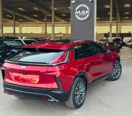 Red Cadillac LYRIQ 2024