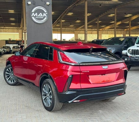 Red Cadillac LYRIQ 2024