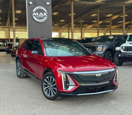 Red Cadillac LYRIQ 2024