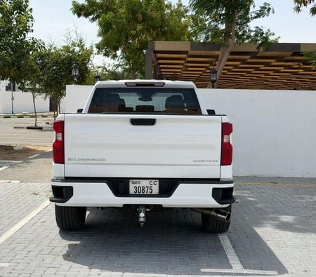 Белый Chevrolet Silverado 2024 год