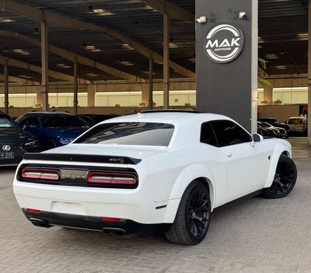 Blanc Dodge Challenger 2017