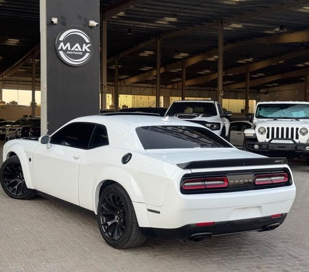 Blanc Dodge Challenger 2017