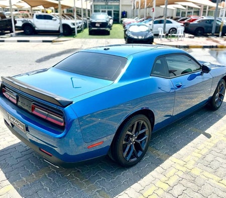 Blue Dodge Challenger 2023