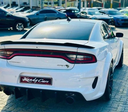 White Dodge Charger 2020