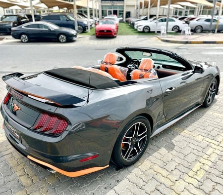 Gray Ford Mustang 2020