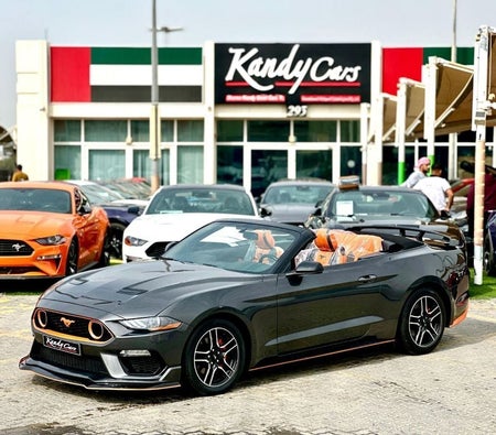 Серый Ford Mustang 2020 год Серый Ford Mustang 2020 год