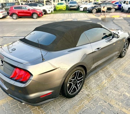 Gray Ford Mustang 2021