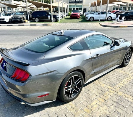 Gray Ford Mustang 2022