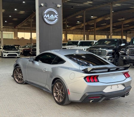 Silver Ford Mustang 2024