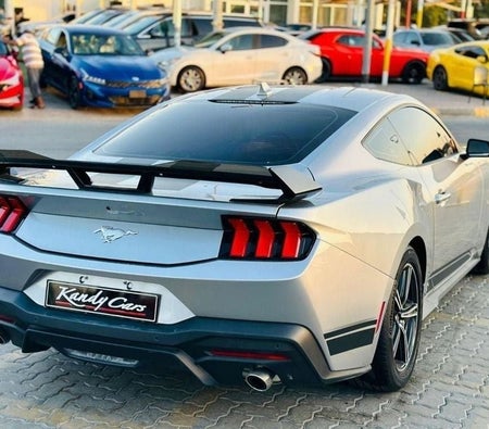 Silver Ford Mustang 2024