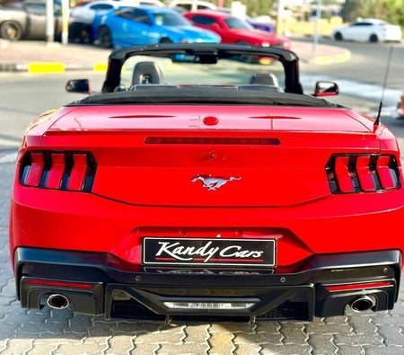 Red Ford Mustang 2024