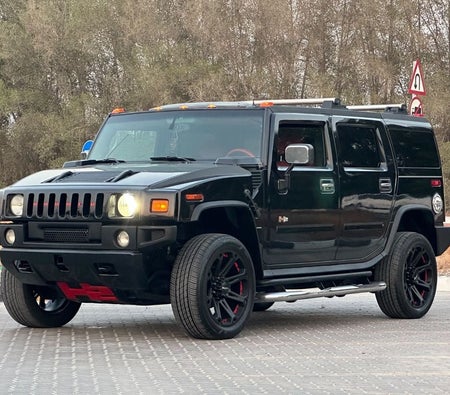 zwart Hummer H2 2005