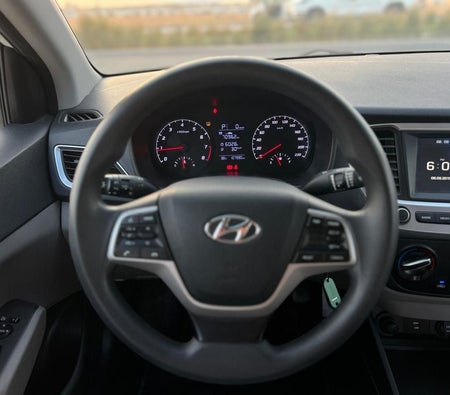 White Hyundai Accent 2023