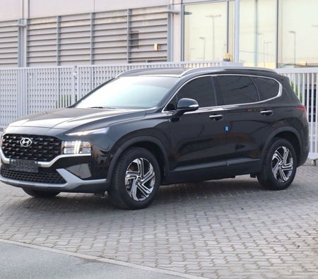 Schwarz Hyundai Santa Fe 2023 Schwarz Hyundai Santa Fe 2023