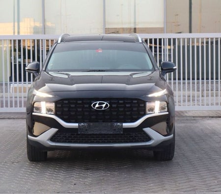 Schwarz Hyundai Santa Fe 2023 Schwarz Hyundai Santa Fe 2023