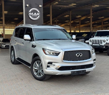 Gray Infiniti QX80 2020