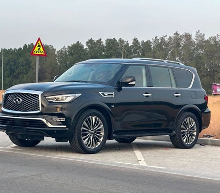 Black Infiniti QX80 2020