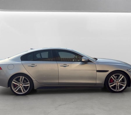 Silver Jaguar XE 2016