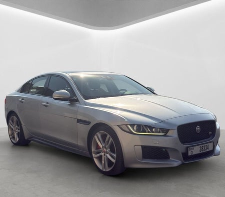 Silver Jaguar XE 2016