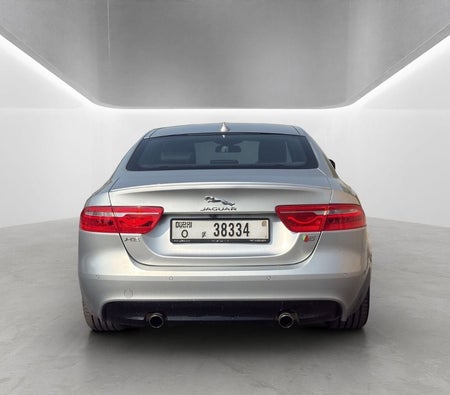 Silver Jaguar XE 2016