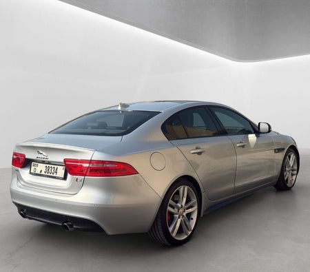 Silver Jaguar XE 2016