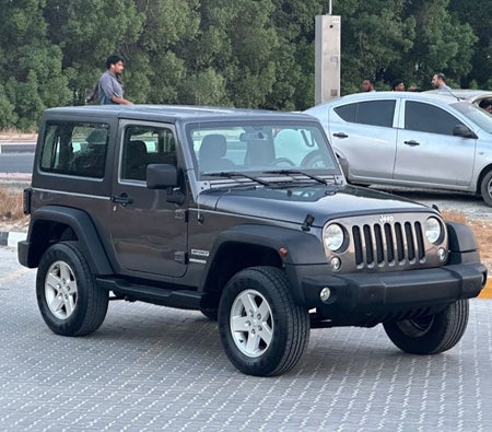 Серый Jeep Wrangler 2017 год Серый Jeep Wrangler 2017 год