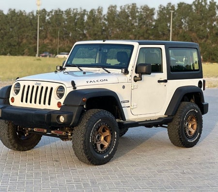 White Jeep Wrangler 2018