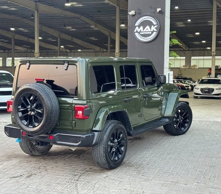 Green Jeep Wrangler 2024
