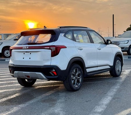 White Kia Seltos 2025