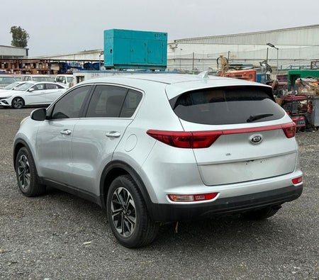 Silver Kia Sportage 2018