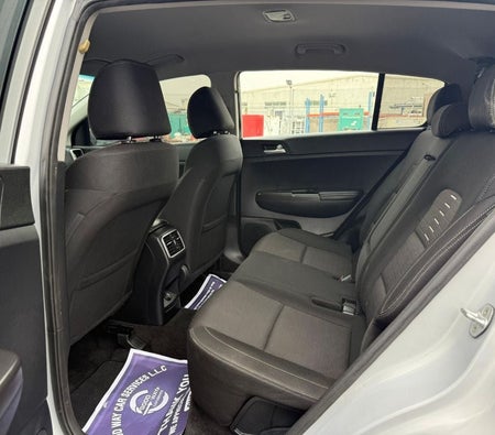 Silver Kia Sportage 2018