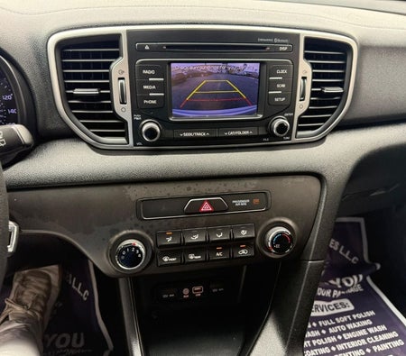 Silver Kia Sportage 2018