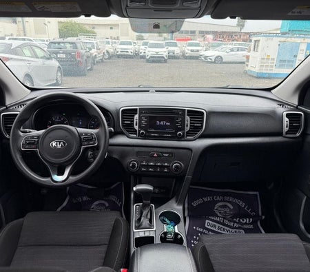 Silver Kia Sportage 2018