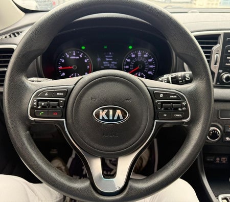 Silver Kia Sportage 2018
