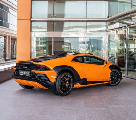 Orange Lamborghini Huracan 2024