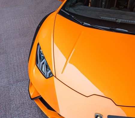 Orange Lamborghini Huracan 2024