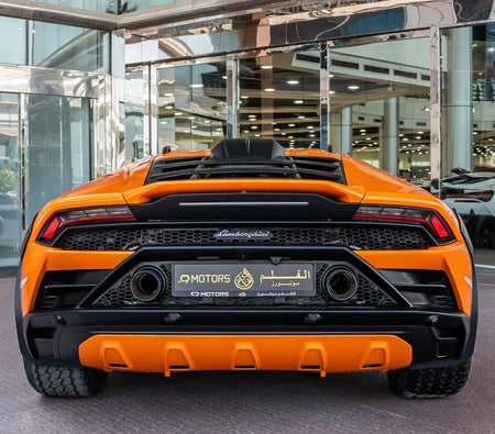 Orange Lamborghini Huracan 2024