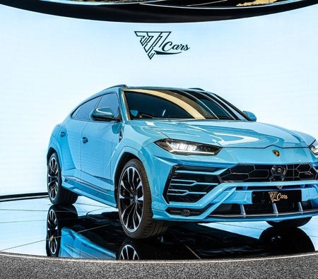 Blue Lamborghini Urus 2022